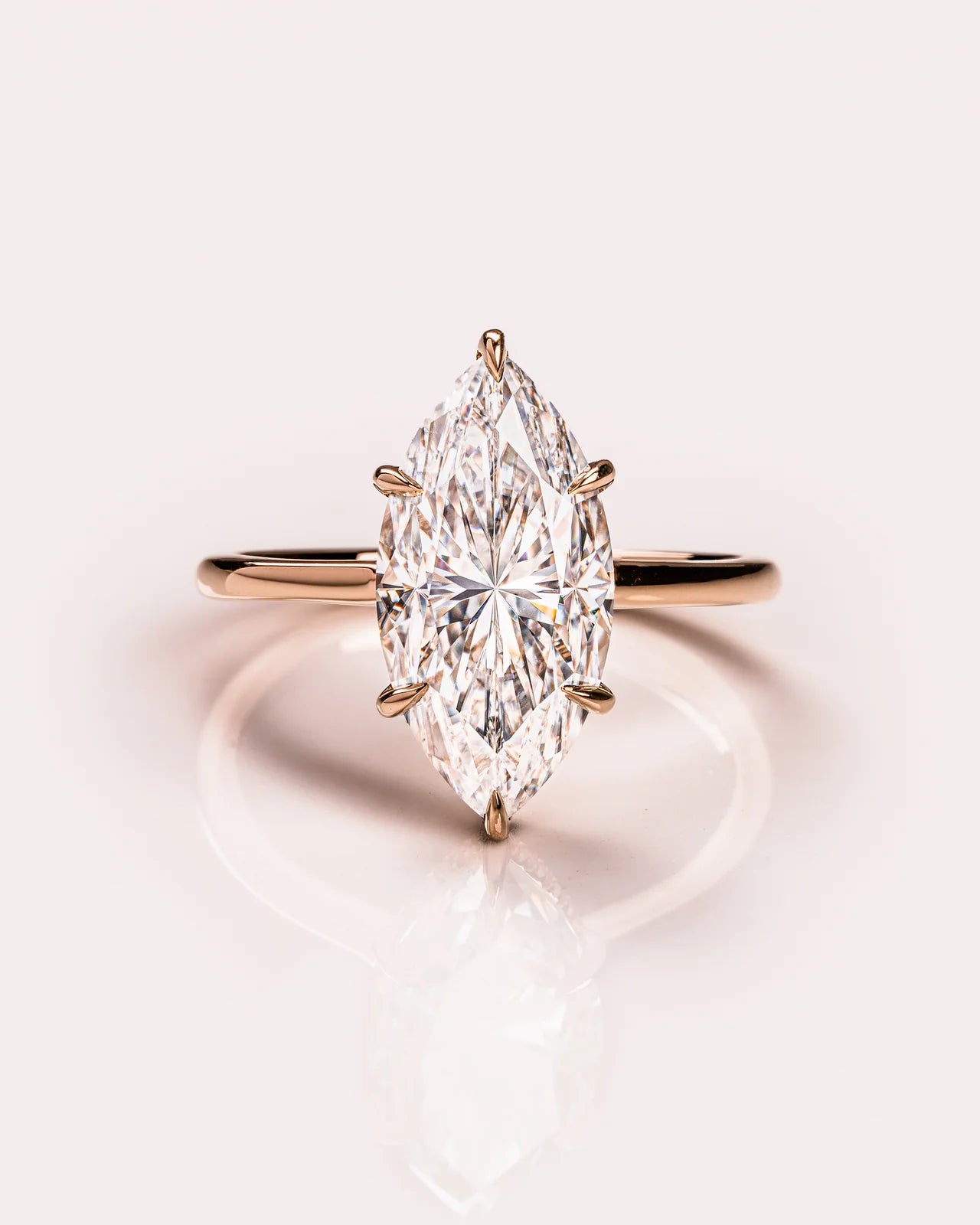 Celestia Marquise Moissanite Ring