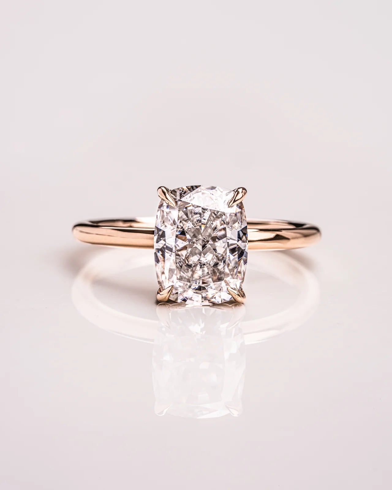 EmeraldGlow Moissanite Ring
