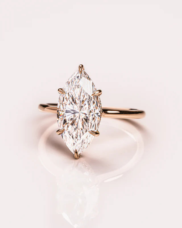 Celestia Marquise Moissanite Ring