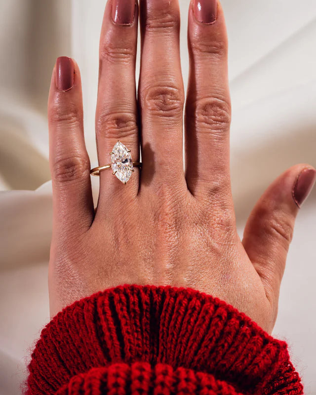 Celestia Marquise Moissanite Ring