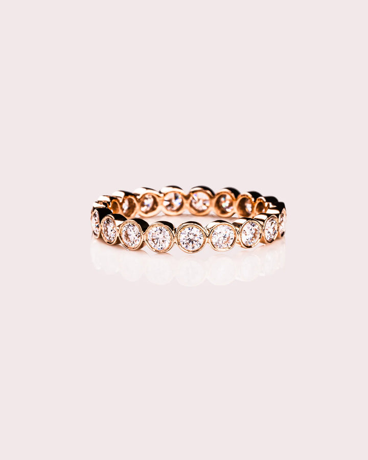 Celeste Moissanite Band