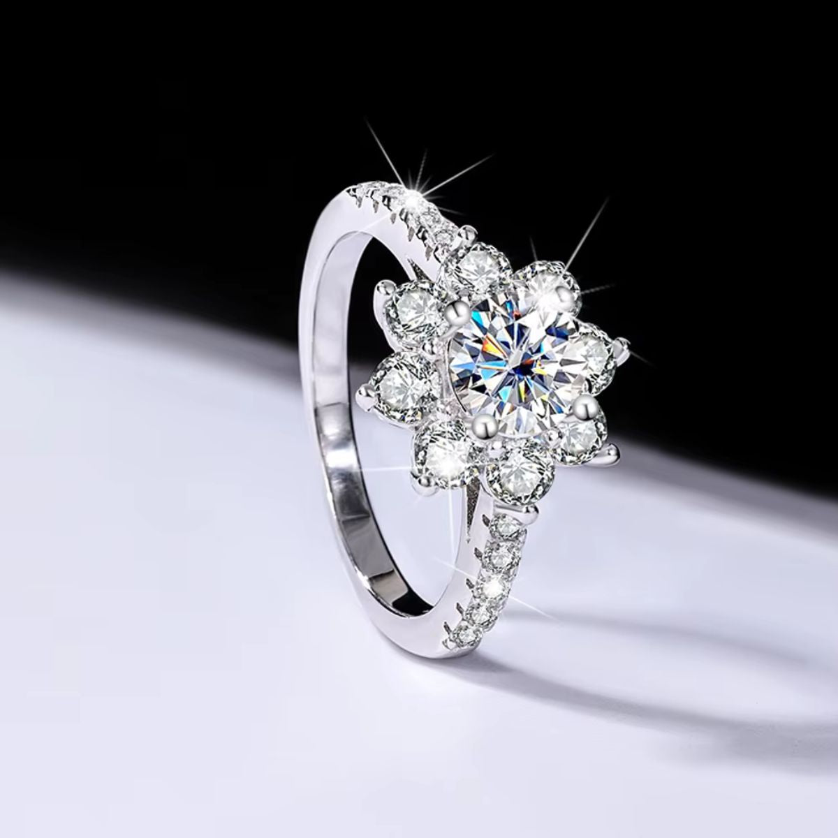 Helia Radianc Moissanite Ring