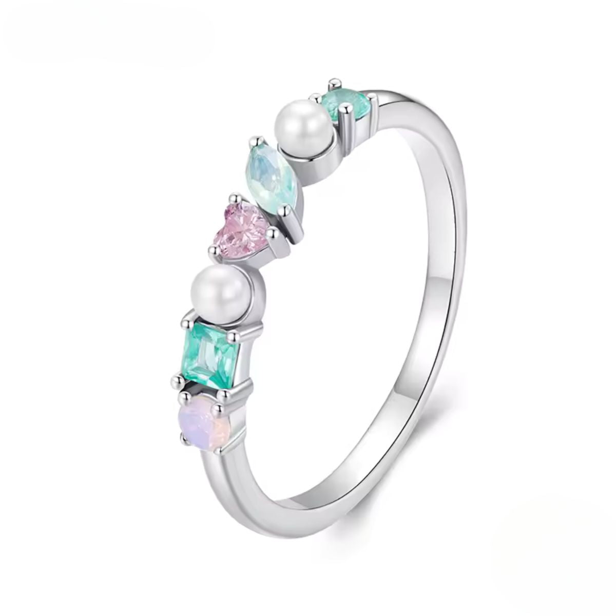 Regal Marquise and Pear Trio Ring