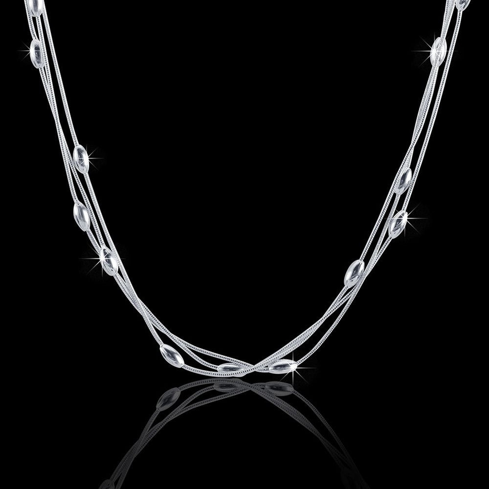 Ethereal Cascade Multi-Strand Necklace