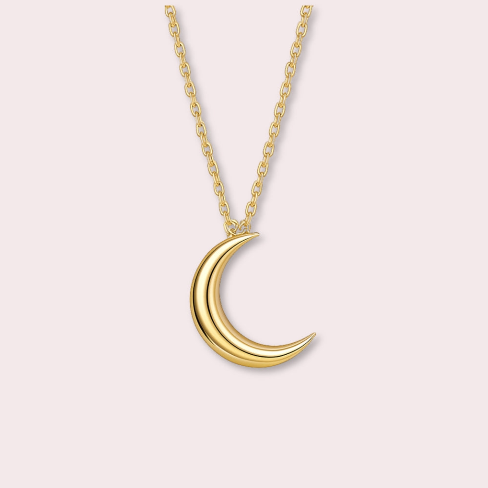 Crescent Moon Pendant Necklace