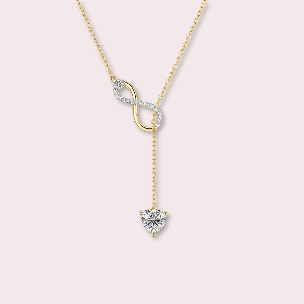 Infinite Love Heart Pendant Necklace