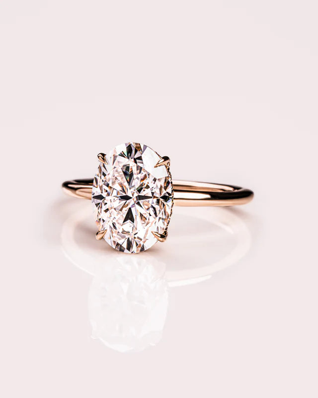 Aurelia Oval Moissanite Ring