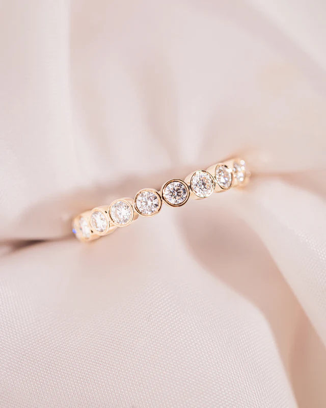 Celeste Moissanite Band