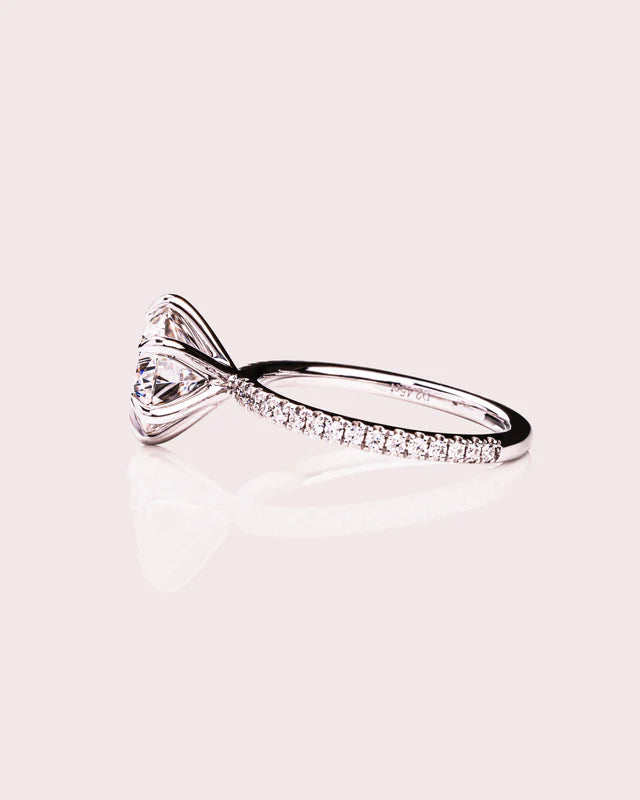 Round Celestia Moissanite Ring