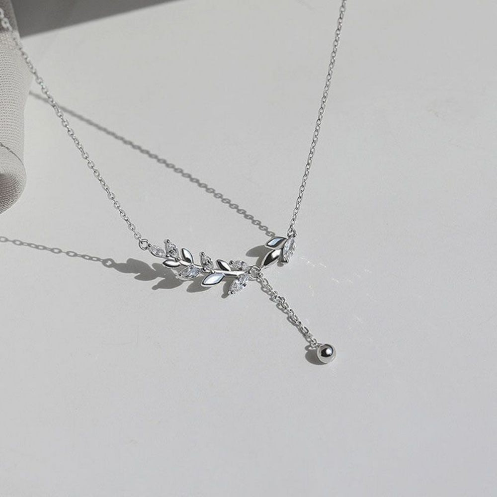 Delicate Vine Pendant Necklace