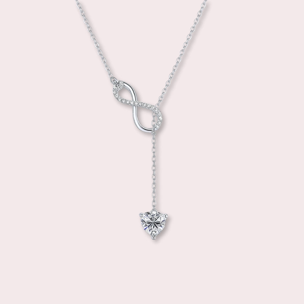 Infinite Love Heart Pendant Necklace