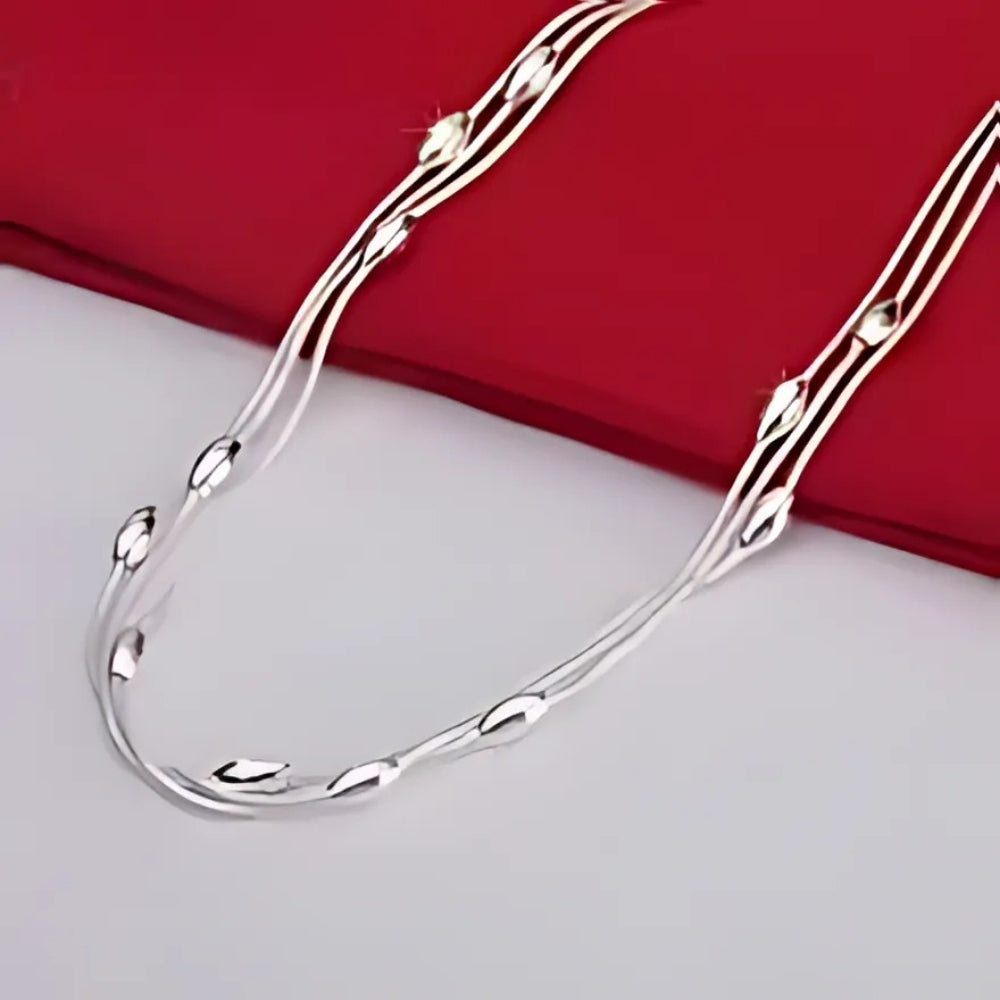 Ethereal Cascade Multi-Strand Necklace