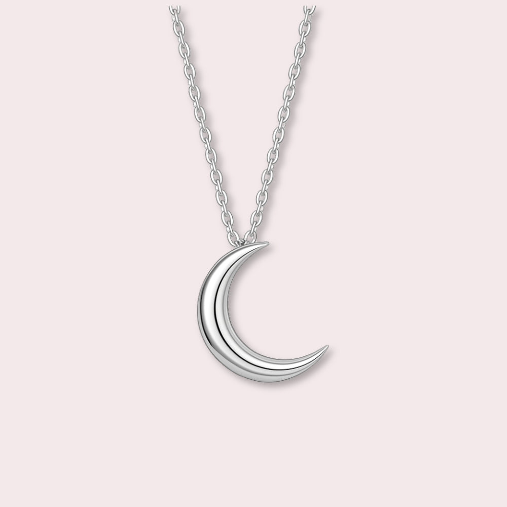 Crescent Moon Pendant Necklace