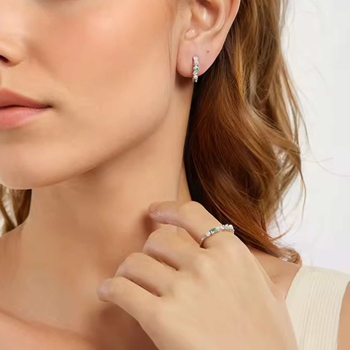 Regal Marquise and Pear Trio Ring