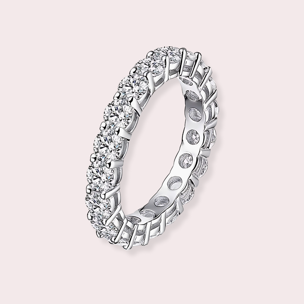 BrillianceBound Moissanite Eternity Ring