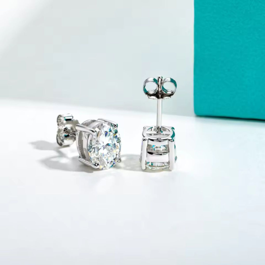 Oval Stud Earrings