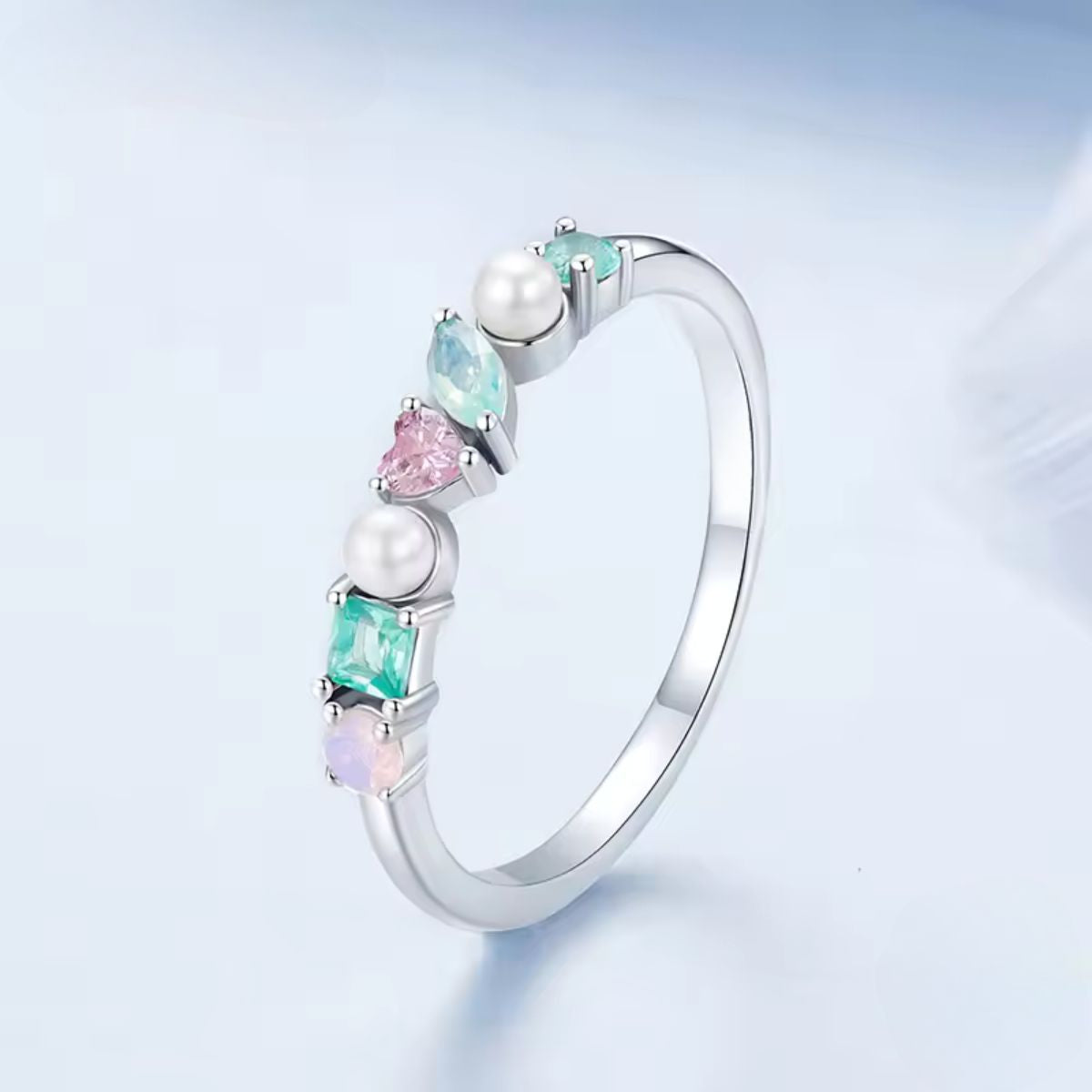 Regal Marquise and Pear Trio Ring