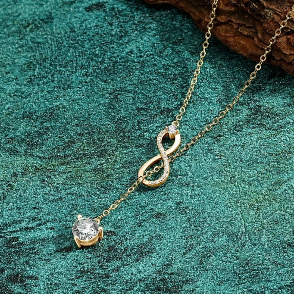 Infinite Love Heart Pendant Necklace