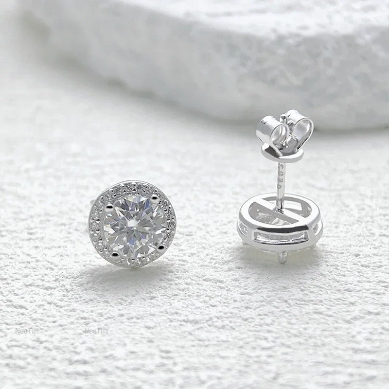 Moissanite Stud Earrings