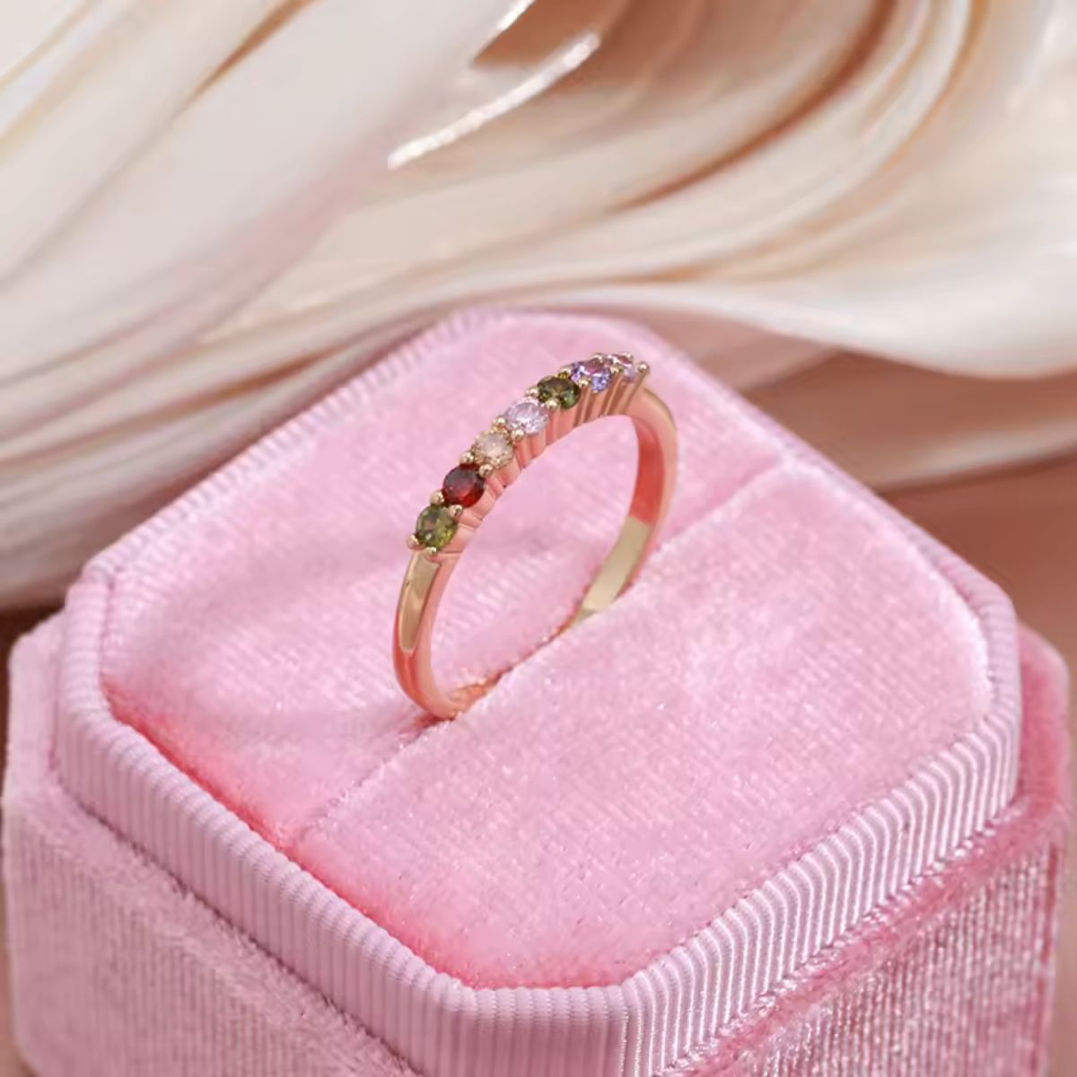 Aurora Gemstone Band