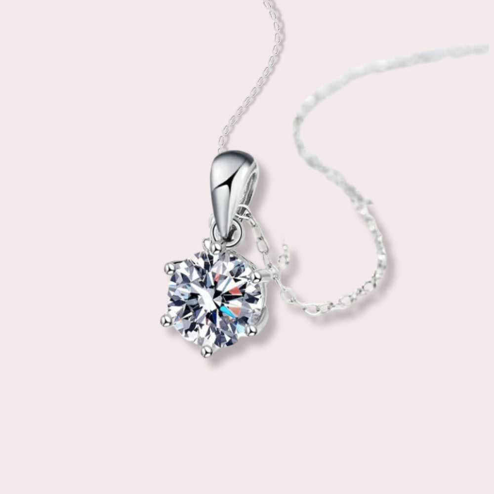 Moissanite Pendant Necklace