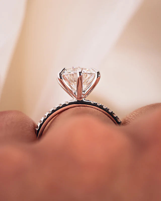 Round Celestia Moissanite Ring