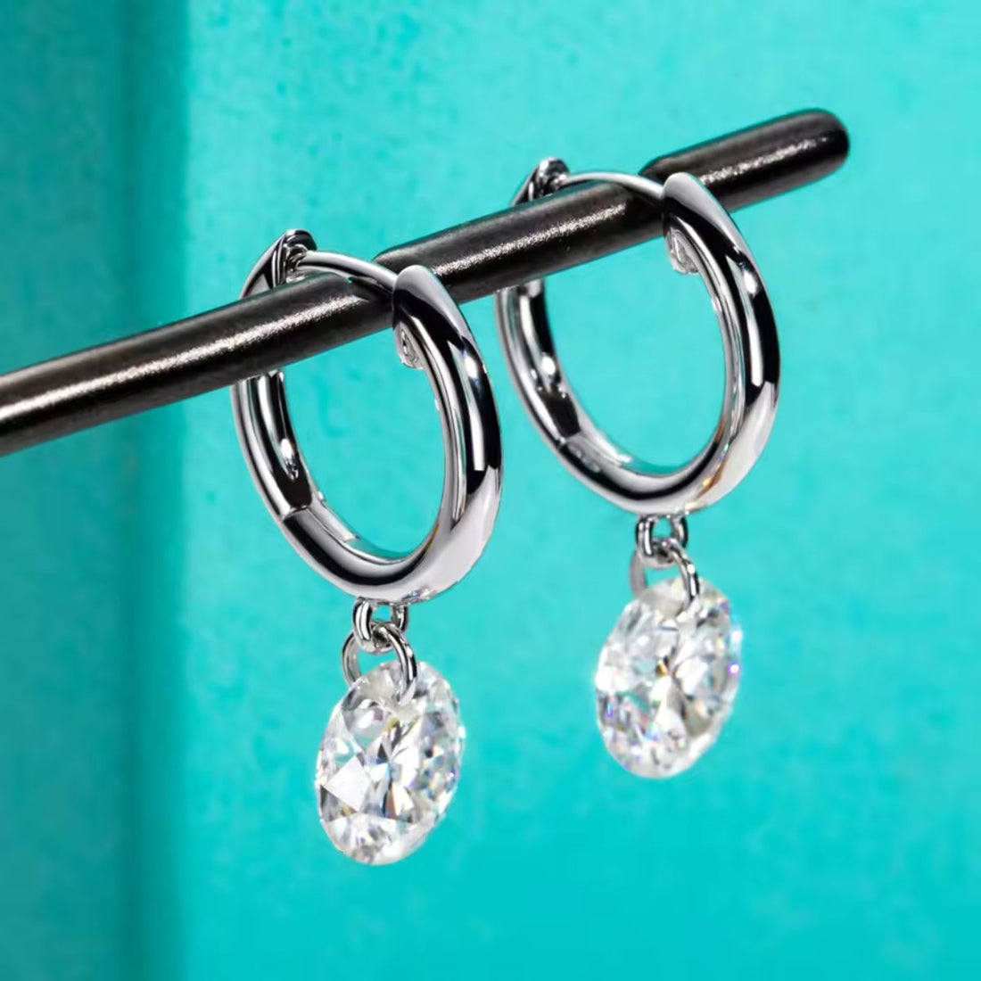 Round Dangle Earrings