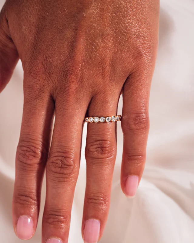 Celeste Moissanite Band