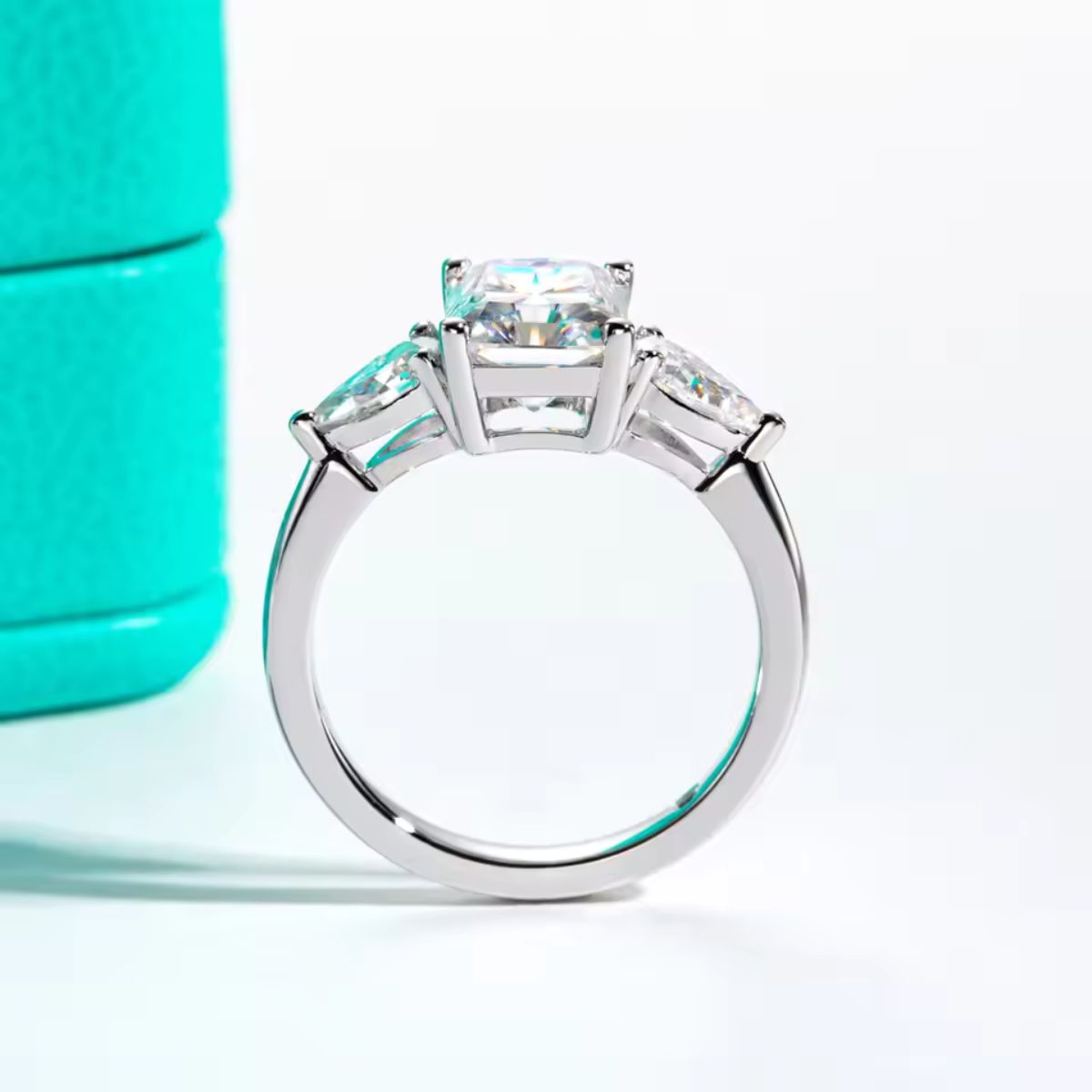 Seraphina Emerald Moissanite Ring