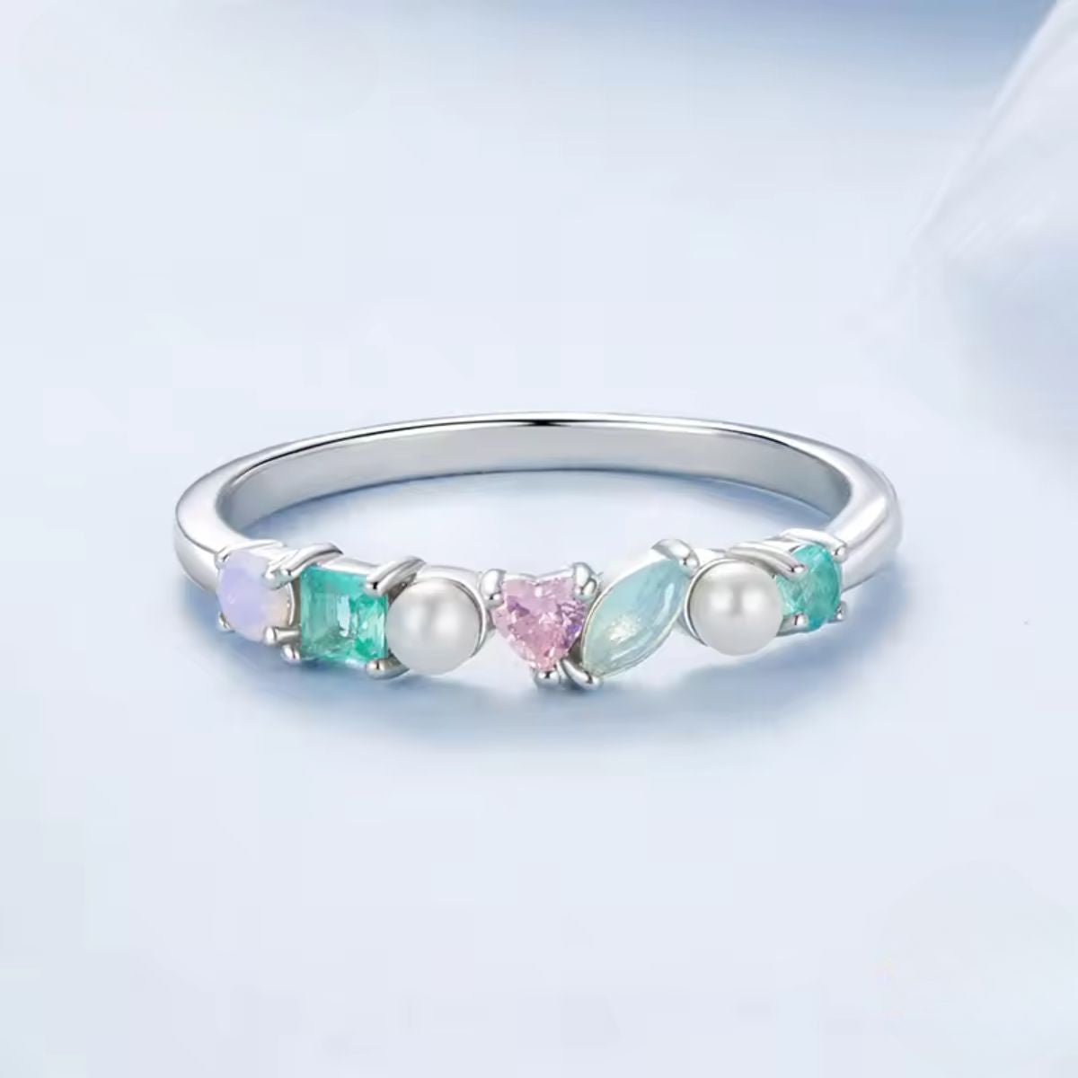 Regal Marquise and Pear Trio Ring