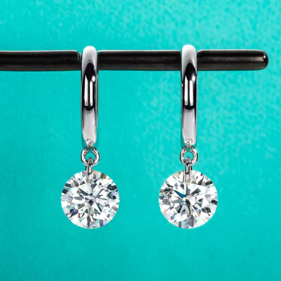 Round Dangle Earrings