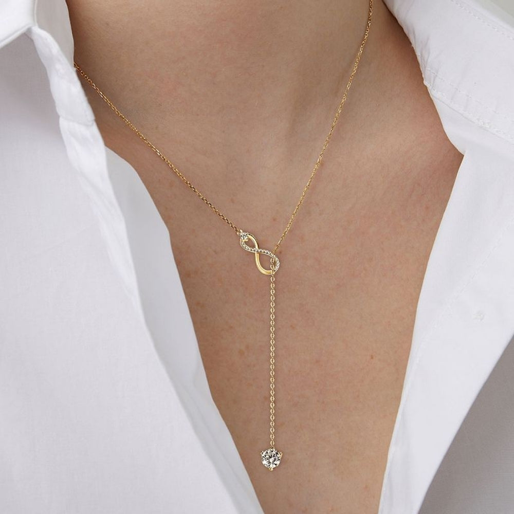 Infinite Love Heart Pendant Necklace