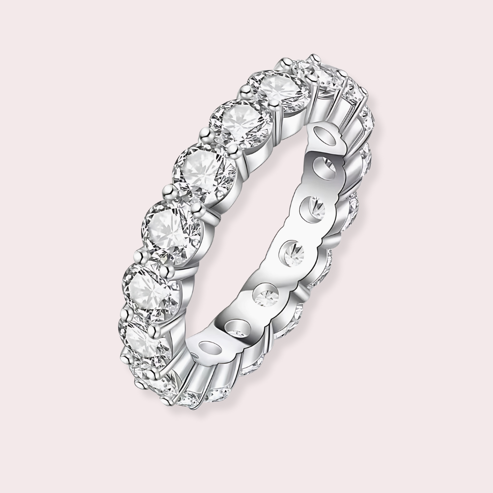 BrillianceBound Moissanite Eternity Ring