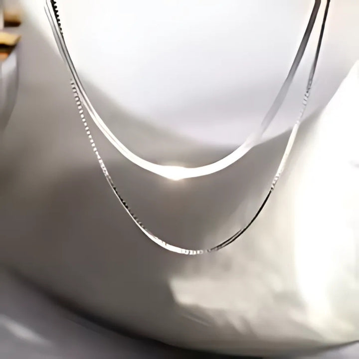 Elegant Double Layer Sleek Necklace