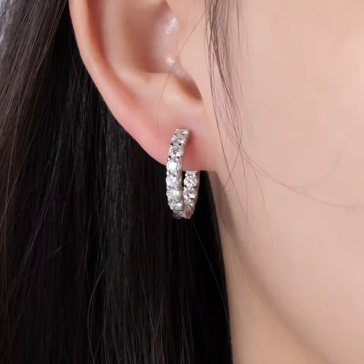 Inside-Out Hoop Earrings