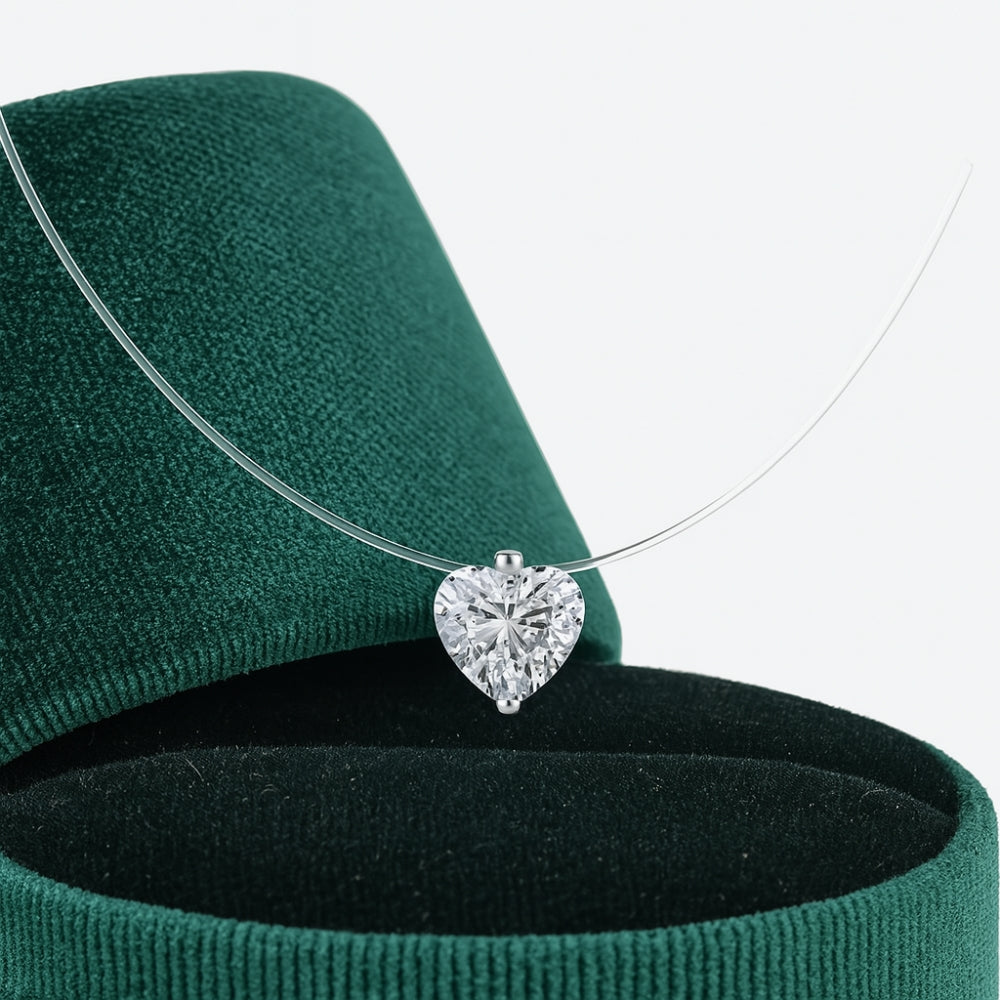 Marquise Illusion Floating Necklace