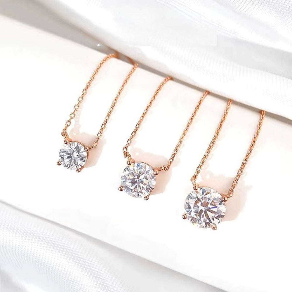 Timeless Solitaire Pendant Necklace