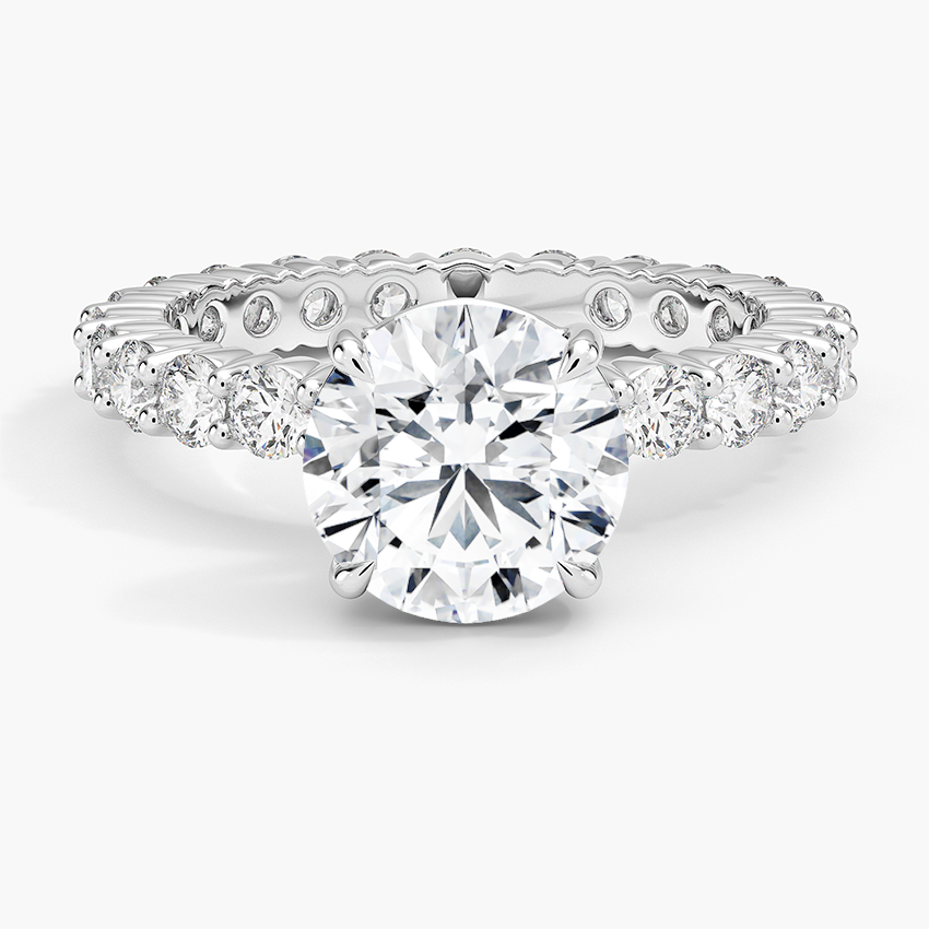 Seraphine Solitaire Duo™ with Moissanite Sparkle