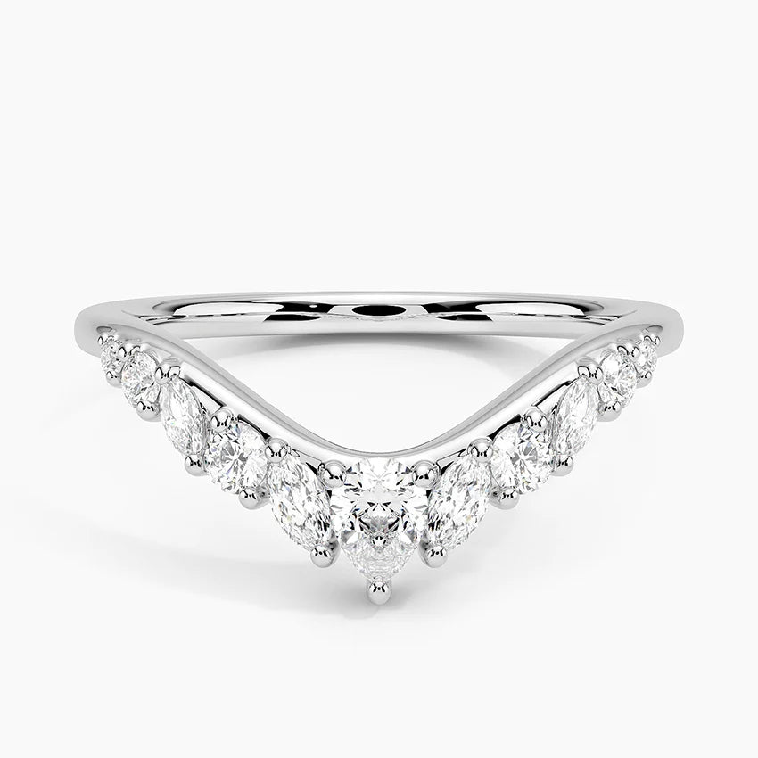 Marquise-Shaped Dangle Ring