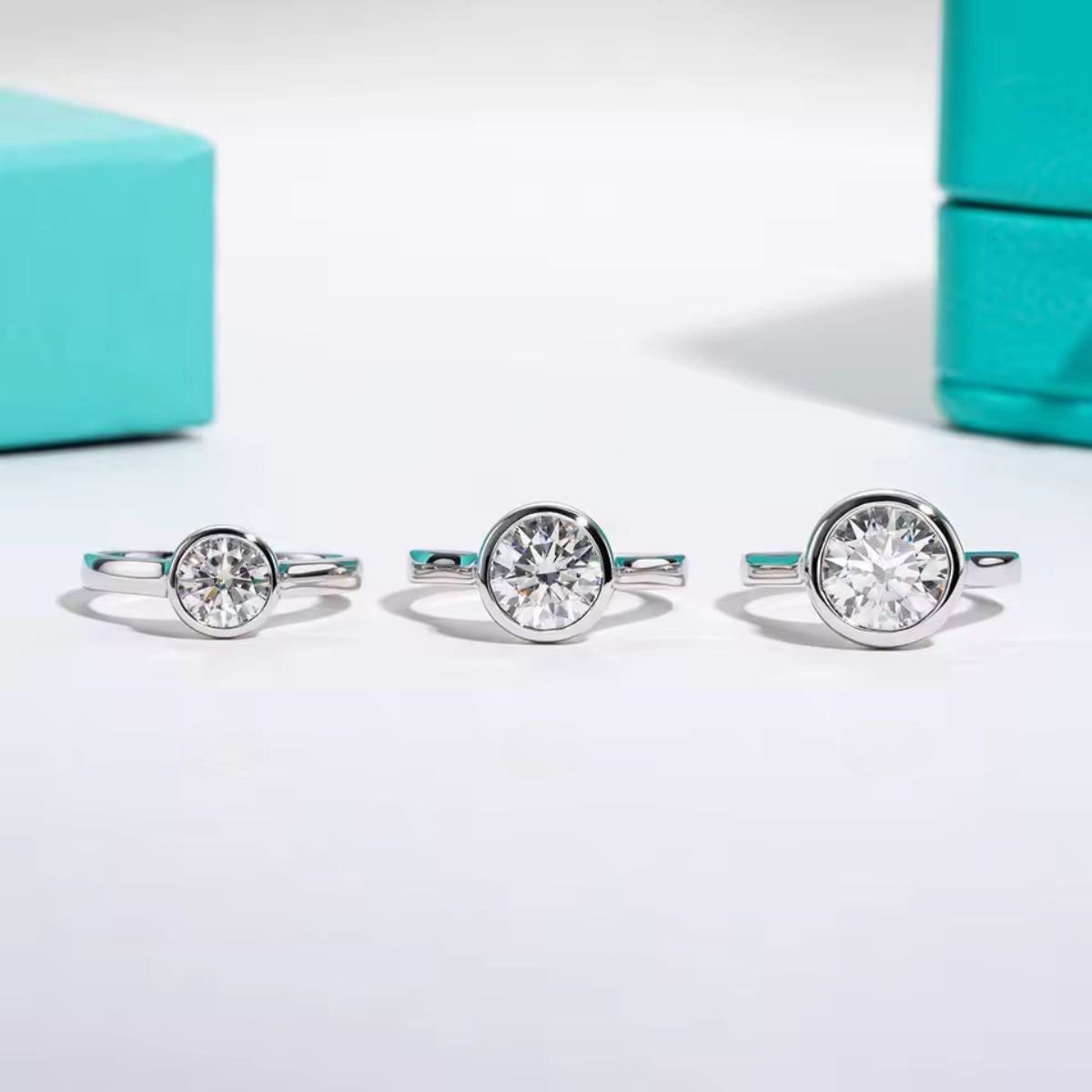Liora Bezel Moissanite Ring