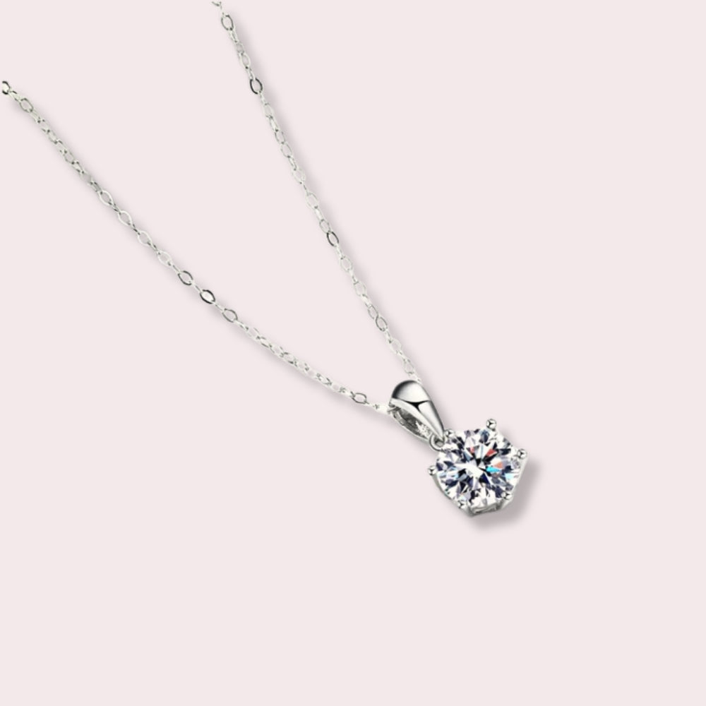 Moissanite Pendant Necklace