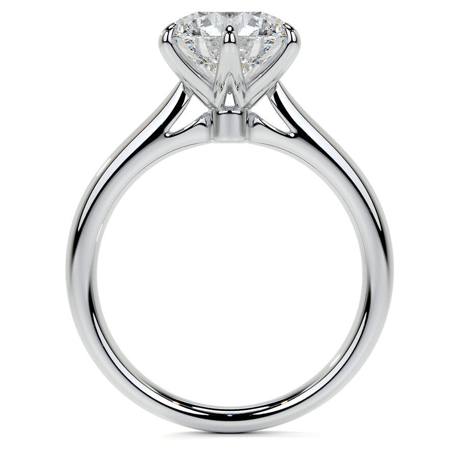 Solitaire Moissanite Ring