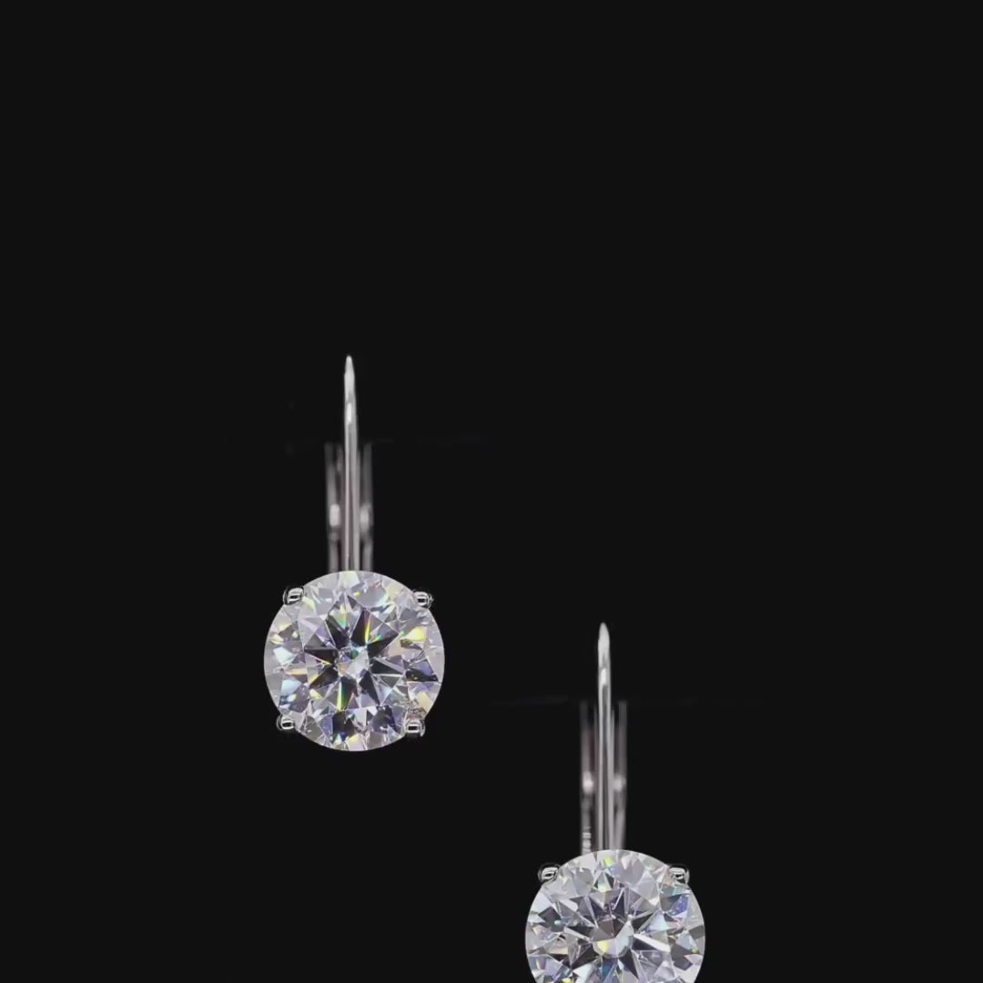 Classic Round Drop Earrings